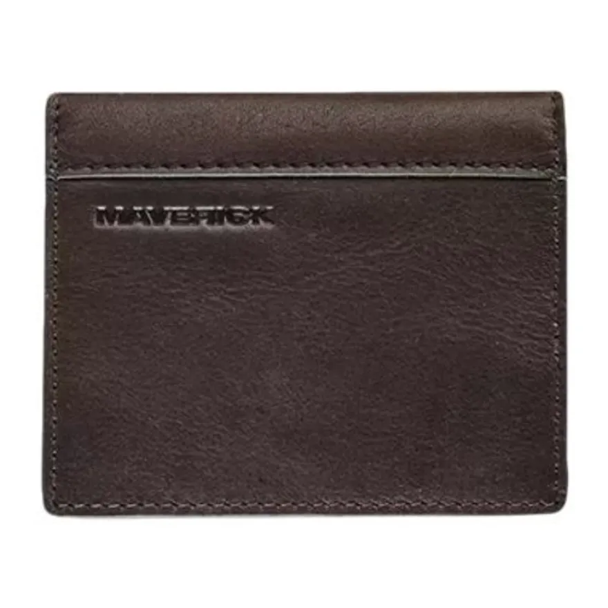 Maverick brown - porte monnaie avec poche RFID - marron