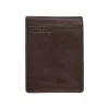 Maverick brown - portefeuille RFID avec poche de monnaie - vertical - marron