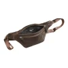 Maverick brown - Étui de ceinture - bum bag - cuir de vachette pleine fleur tanné végétal - brun