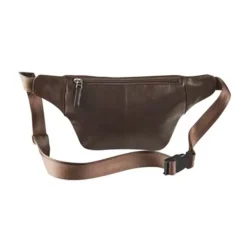 Maverick brown - Étui de ceinture - bum bag - cuir de vachette pleine fleur tanné végétal - brun