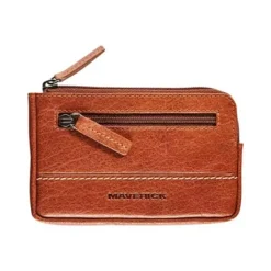 Maverick Rough Gear - Portefeuille - RFID - cuir de buffle pleine fleur à tannage végétal - cognac