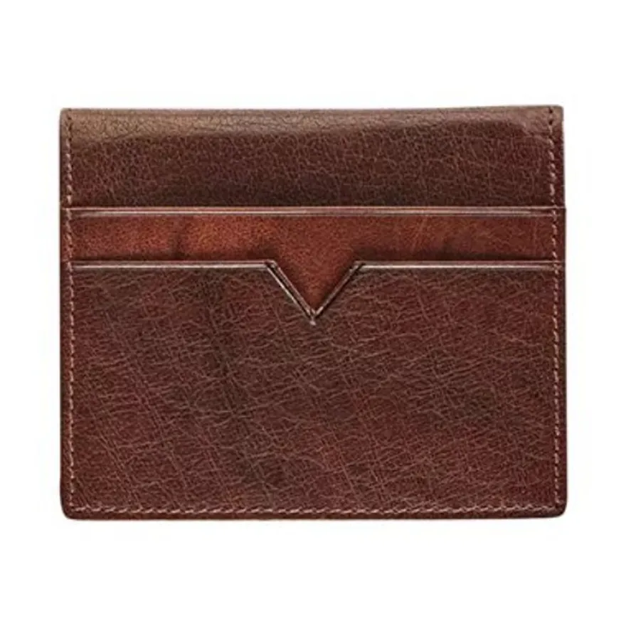 Maverick Rough Gear - Portefeuille - RFID with credit card slots - cuir de buffle pleine fleur à tannage végétal - brun
