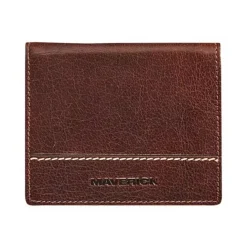 Maverick Rough Gear - Portefeuille - RFID with credit card slots - cuir de buffle pleine fleur à tannage végétal - brun