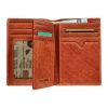 Maverick Rough Gear - Portefeuille - RFID pour cartes supplémentaires - cuir de buffle pleine fleur à tannage végétal - cognac