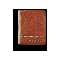 Maverick Rough Gear - Portefeuille anti-piratage - cognac