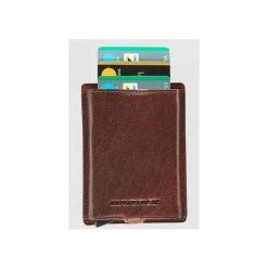 Maverick Rough Gear - Portefeuille - slim RFID - cuir de buffle pleine fleur à tannage végétal - brun