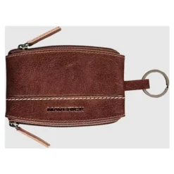 Maverick Rough Gear - Portefeuille - double pocket - cuir de buffle pleine fleur à tannage végétal - brun