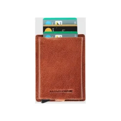 Maverick Rough Gear - Portefeuille - slim RFID - cuir de buffle pleine fleur à tannage végétal - cognac