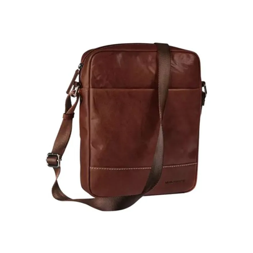 Maverick Rough Gear - Sac à bandoulière taille S - cuir de buffle pleine fleur à tannage végétal - brun