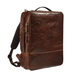 Maverick Rough Gear - Sac à dos pour ordinateur 15.6" - cuir - brun