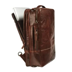 Maverick Rough Gear - Sac à dos pour ordinateur 15.6" - cuir - brun