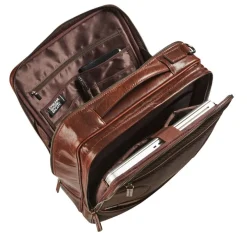 Maverick Rough Gear - Sac à dos pour ordinateur 15.6" - cuir - brun