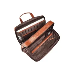 Maverick Rough Gear - Sacoche pour ordinateur portable - grand - cuir - 15.6" - cognac, brun