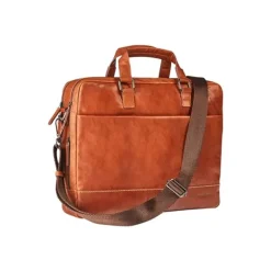 Maverick Rough Gear - Sacoche pour ordinateur portable - grand - cuir - 15.6" - cognac, brun