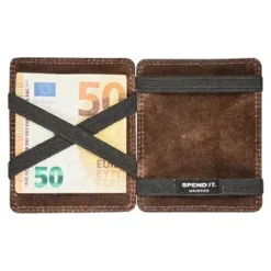 Maverick The Original - Portefeuille Magic RFID avec porte-cartes - cuir