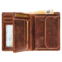 Maverick The Original - Portefeuille RFID avec poche pour la monnaie - cuir (9x12 cm)