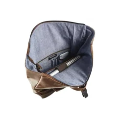 Maverick The Original - Sac à dos pour ordinateur portable - cuir - 15.6" - brun