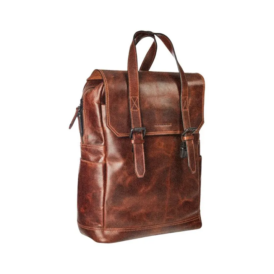 Maverick The Original - Sac à dos pour ordinateur portable 15,6" - cuir