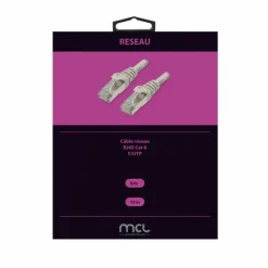 MCL - cordon rj45 f/utp cat6e blinde droit - 15m