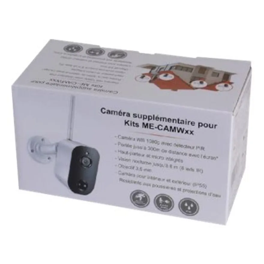 MCL Caméra de surveillance supplémentaire pour kit ME-CAMW01