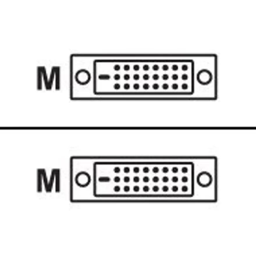 MCL Samar - câble DVI-D (M) vers DVI-D (M) - 2 m