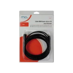MCL Samar - câble HDMI haute vitesse 3D avec ethernet (M) - 5 m