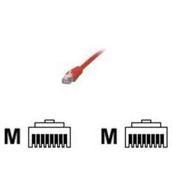 MCL Samar - câble réseau RJ45 CAT 5E F/UTP - 50 cm - rouge