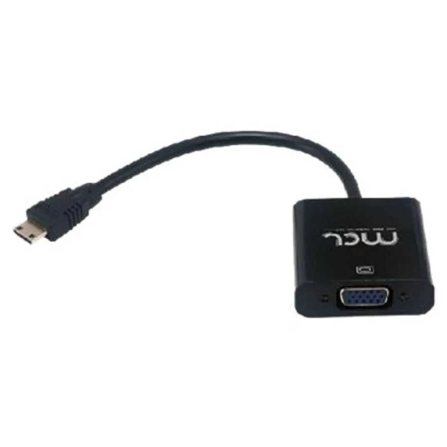 MCL Samar - convertisseur VGA + audio (F) vers mini HDMI type C (M)