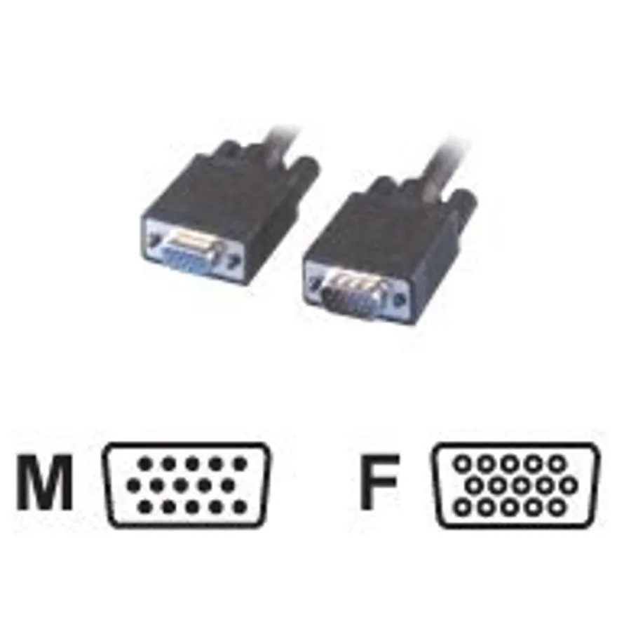 MCL Samar - Rallonge de câble VGA HD15 (M) vers VGA HD15 (F) - 2 m
