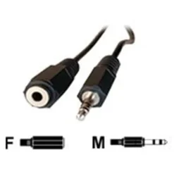 MCL Samar - rallonge de câble audio/stéréo JACK 3,5 (M)/(F) - 2 m