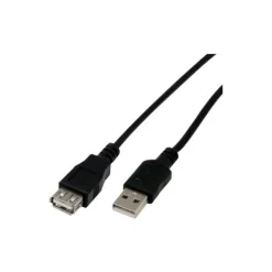 MCL Samar - Rallonge de câble USB 2.0 type A (M) vers USB 2.0 type A (F) - 5 m