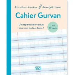 MDI mes cahiers d'écriture cahier Gurvan 3 mm à la française