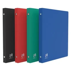 Memphis Tradition - Classeur souple 2 anneaux - Dos 20 mm - 17 x 22 cm - pour 60 feuilles - disponible dans différentes couleurs