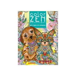 Mes amis les animaux - Color Zen scintillant - livre à colorier
