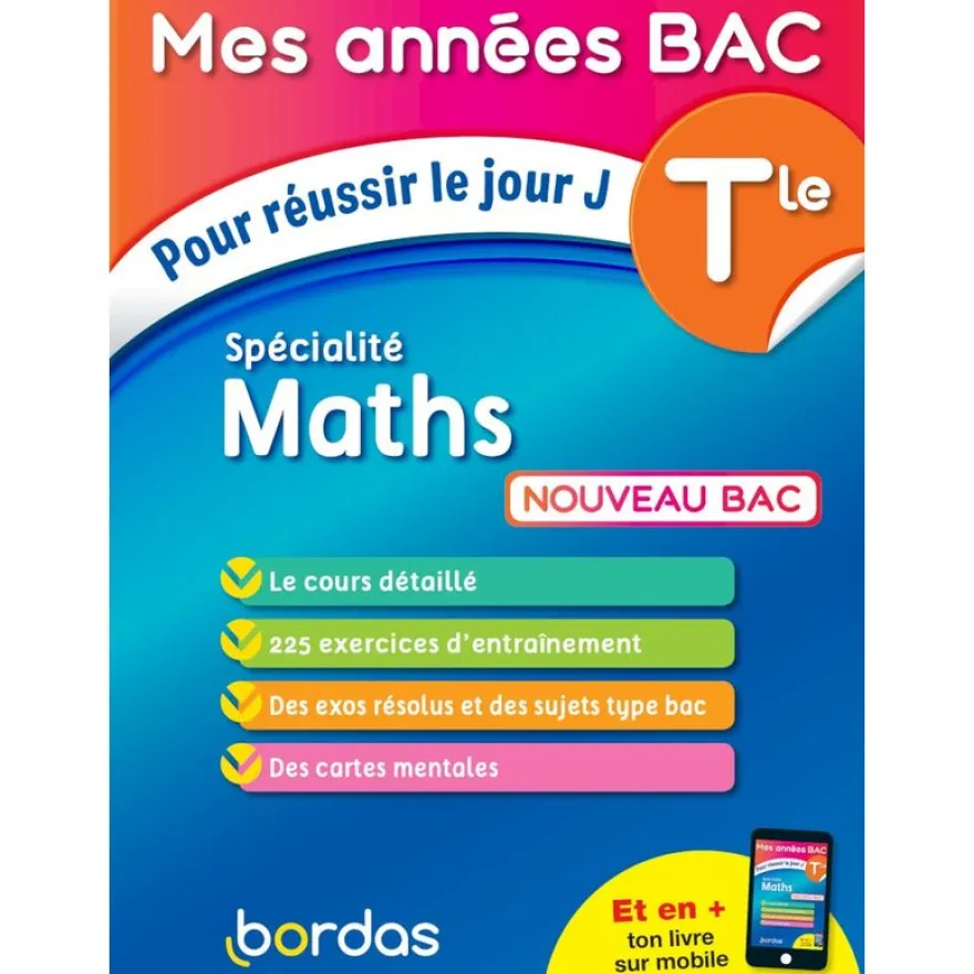Mes années BAC - Cours exercices spécialité maths Terminale lycée général