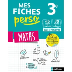 Mes fiches perso Maths 3e - révisions brevet 2020