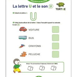 Mes premiers pas vers la lecture avec T'choupi : une initiation en douceur avec des autocollants