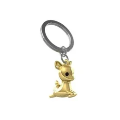 Metalmorphose - Porte-clés - biche dorée