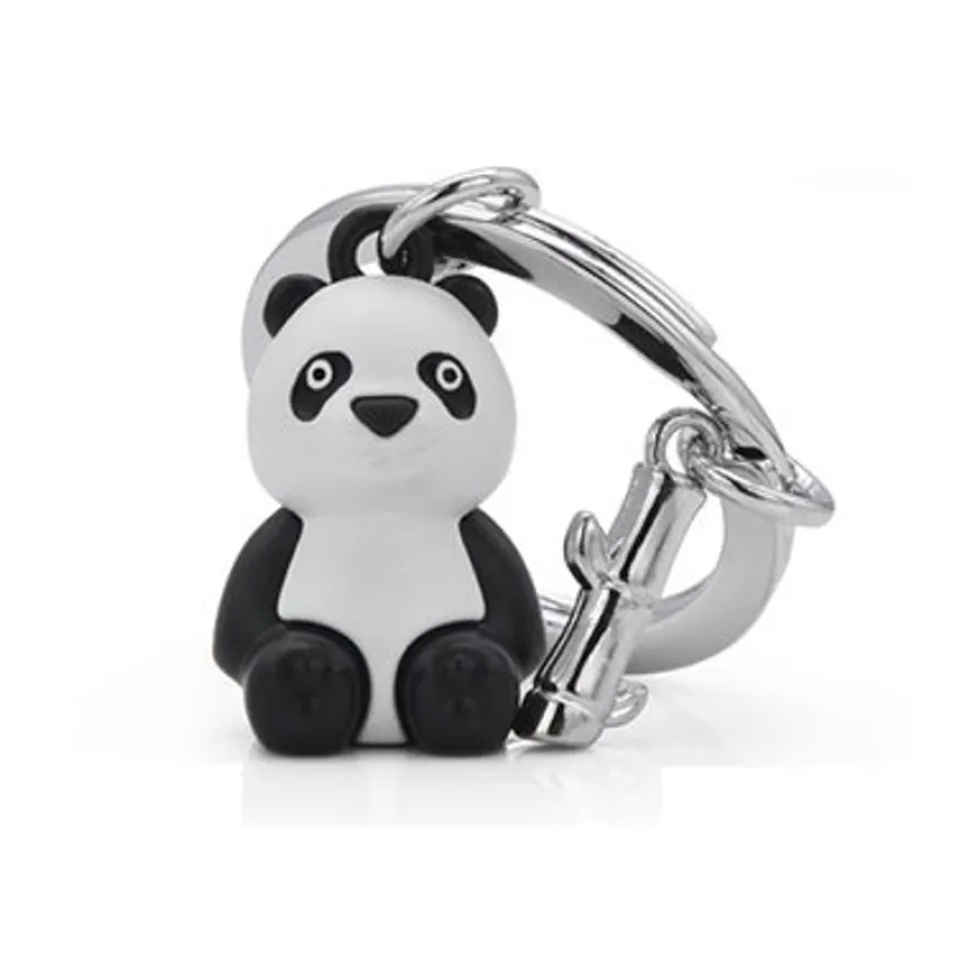 Metalmorphose - Porte-clés - panda et son bambou