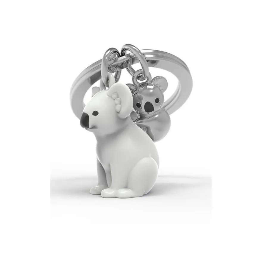 Metalmorphose - Porte-clés - koala et son petit