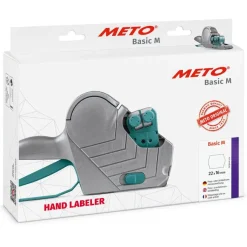 METO Arrow - Etiqueteuse 2 lignes - fourni avec 1000 étiquettes blanches 22 x 16 mm