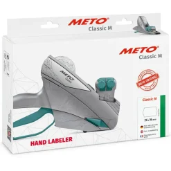 METO Proline - Etiqueteuse 2 lignes - fourni avec 1000 étiquettes blanches 26 x 16 mm