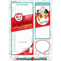 Mini Frigobloc Menusel 4 couleurs - Calendrier compact / mois