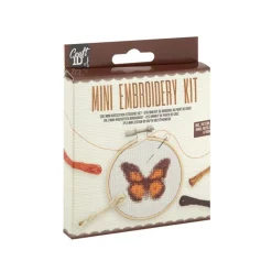 Mini kit de broderie - Papillon