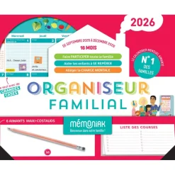 Mini organiseur familial Mémoniak 2026