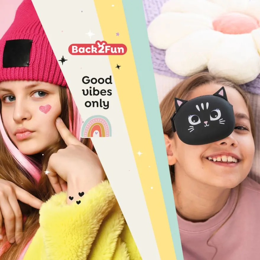 Mini porte-monnaie Panda Back2Fun - silicone doux et design adorable.