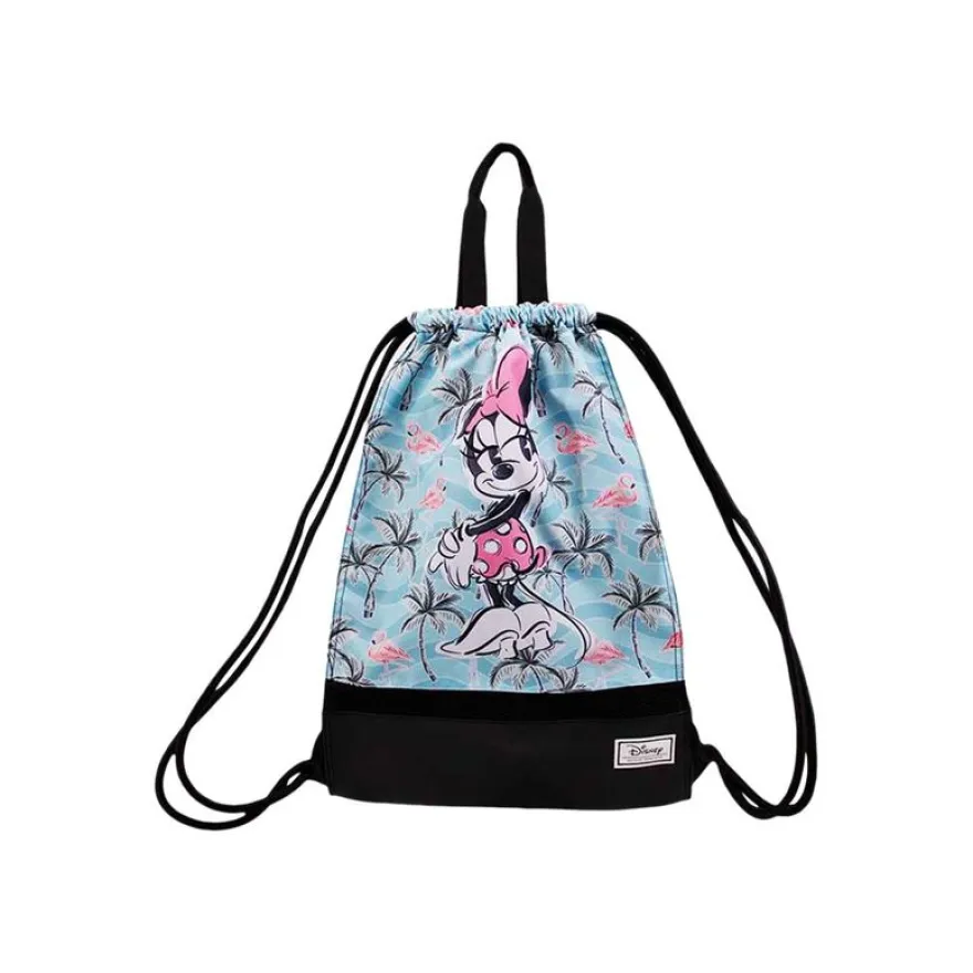 Minnie Mouse Tropic - Sac à dos piscine cordon - 1 compartiment - turquoise - Karactermania