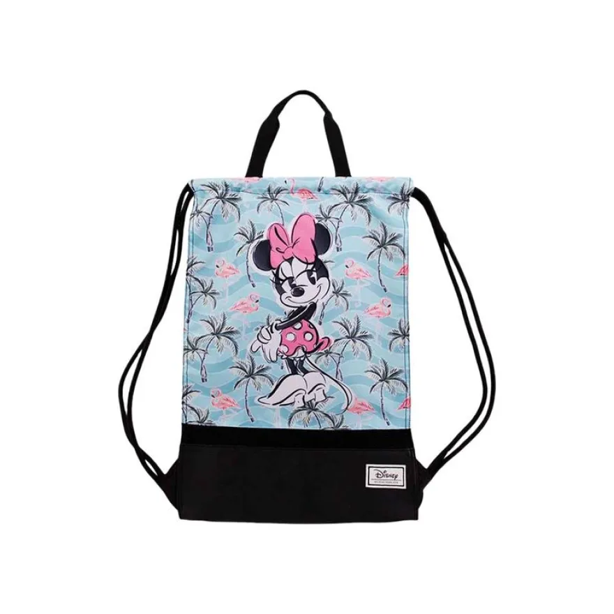 Minnie Mouse Tropic - Sac à dos piscine cordon - 1 compartiment - turquoise - Karactermania