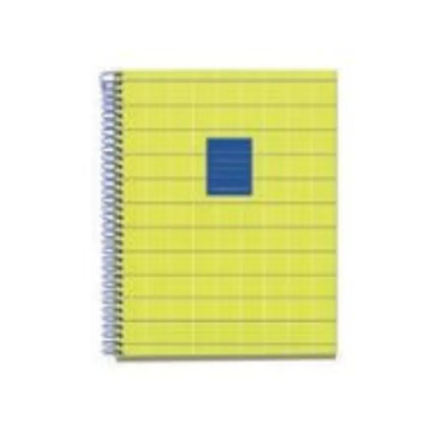 Miquelrius Lifestyle - Cahier de notes - reliure à spirale - A5 (148 x 210 mm) - 100 feuilles - petits carreaux