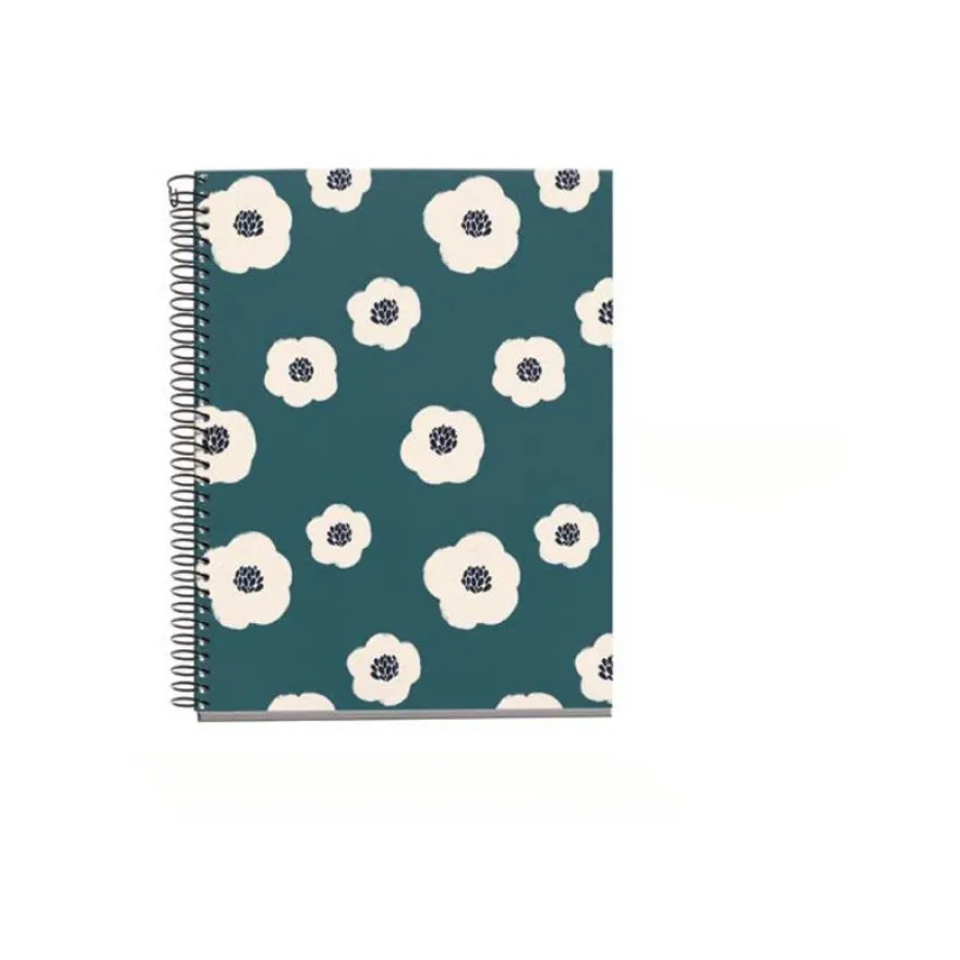 Miquelrius Lifestyle - Cahier à spirale - A5 (148 x 210 mm) - 200 pages petits carreaux (5x5 mm)